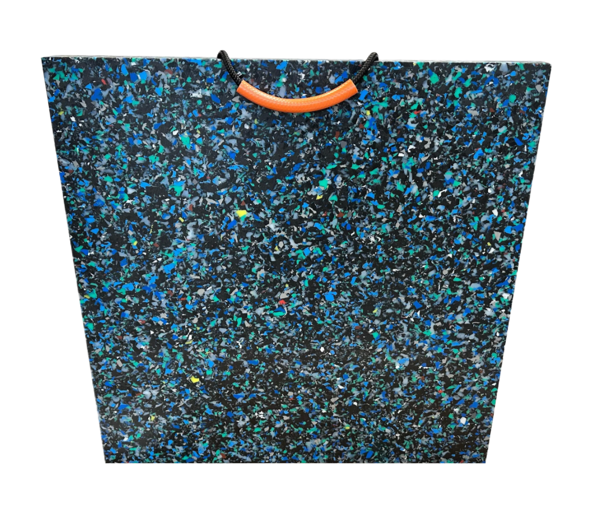 600x600x40mm square premium crane pad UHMW-PE UK