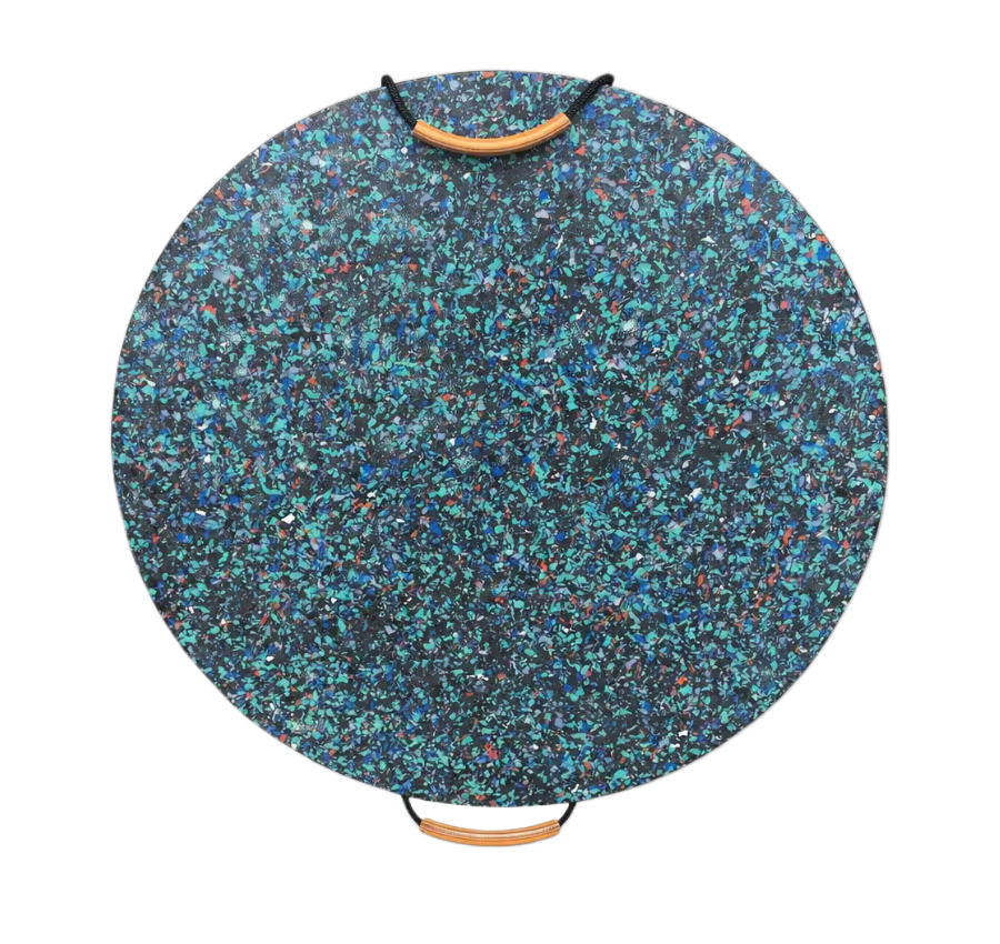 800x50mm round premium crane pad UHMW-PE UK