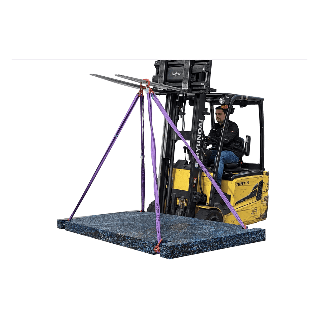 2000x2000x100mm Heavy Lift Crane Pad | 262T UK Supplier